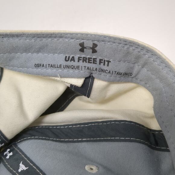 Bull Slideback Baseball Cap Beige One Size Adjustable Free Fit Under Armour - Picture 9 of 9